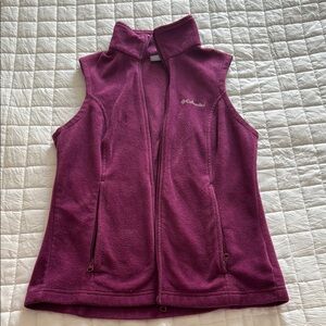 Columbia Rich Purple Fleece Vest